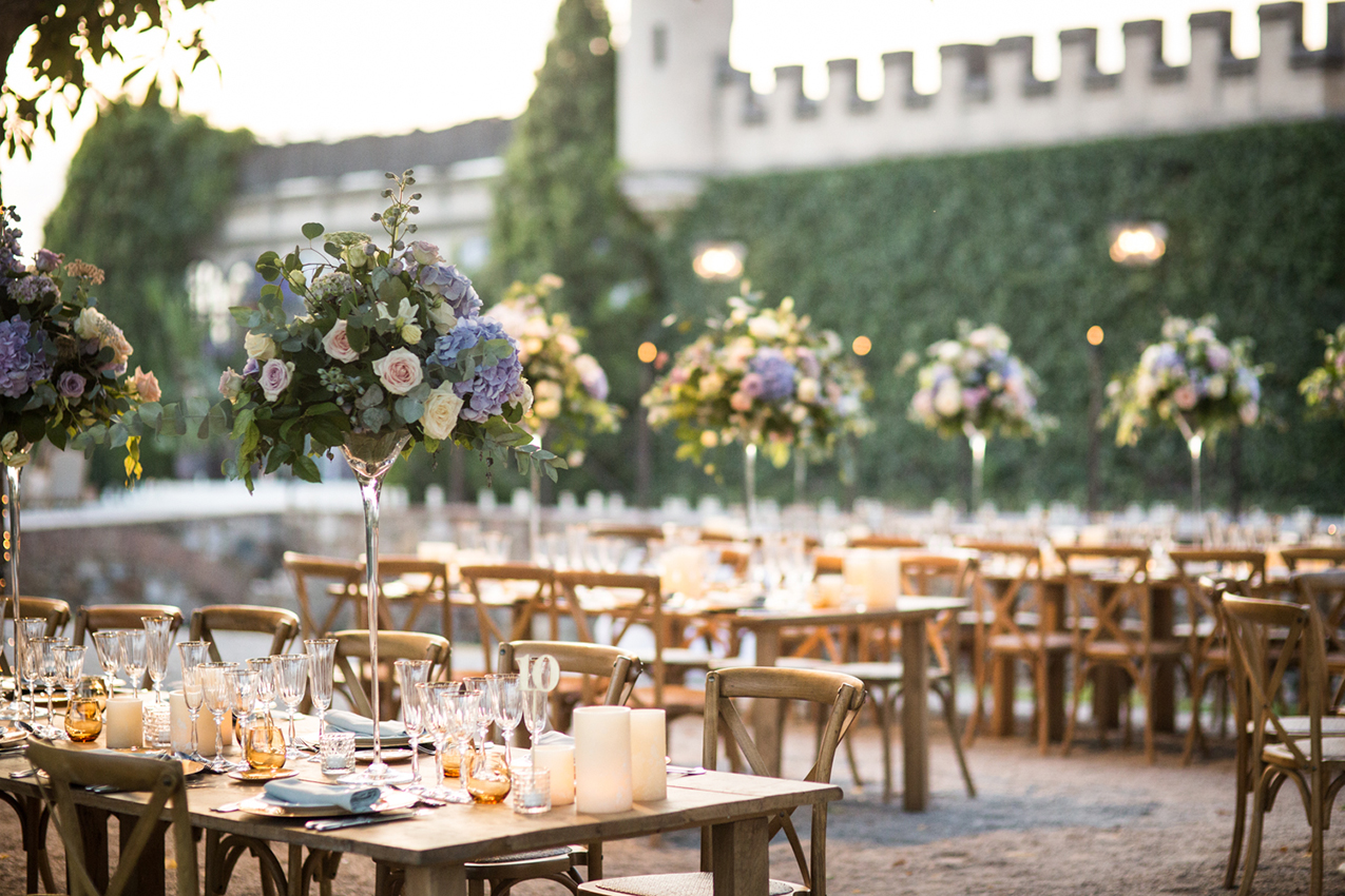 Creación con flores para bodas